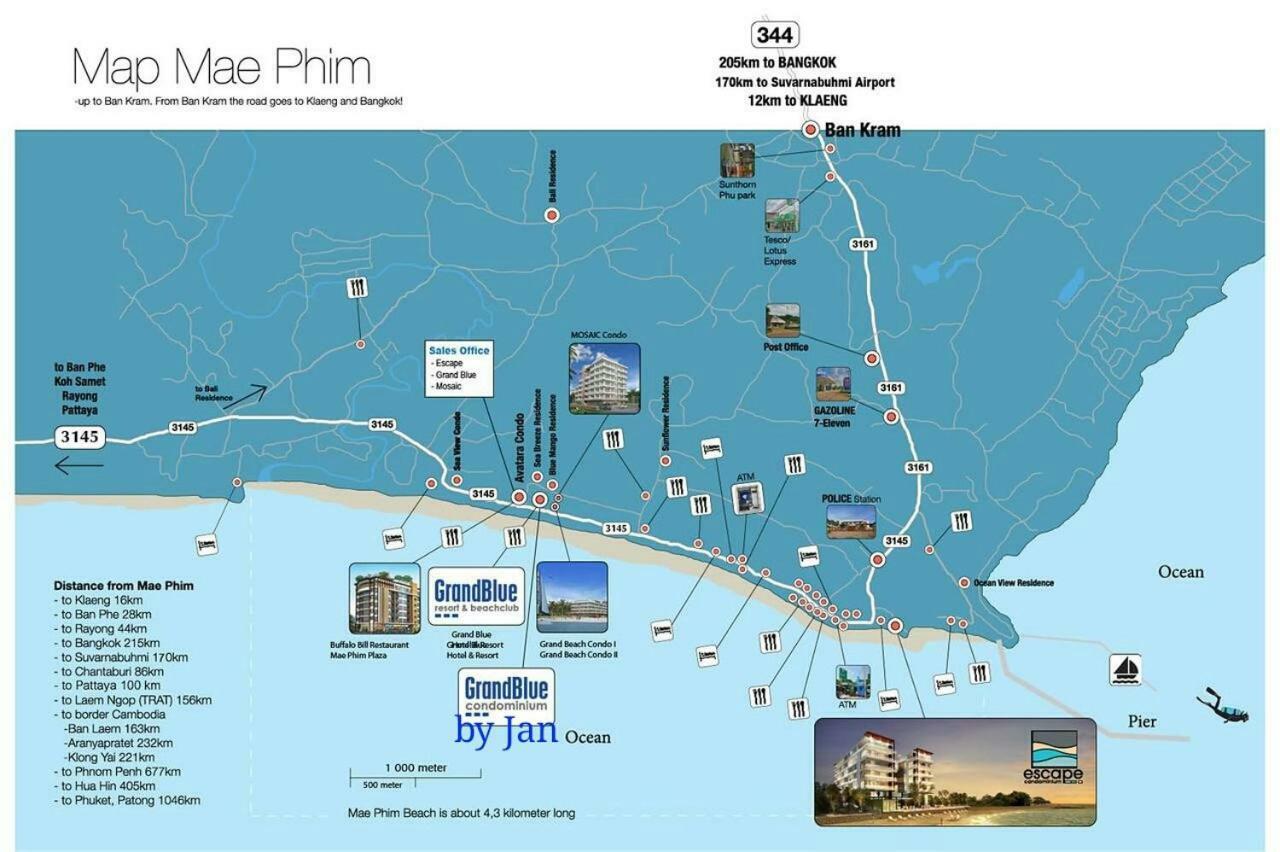 Grandblue 311 Apartment Mae Phim Exterior foto